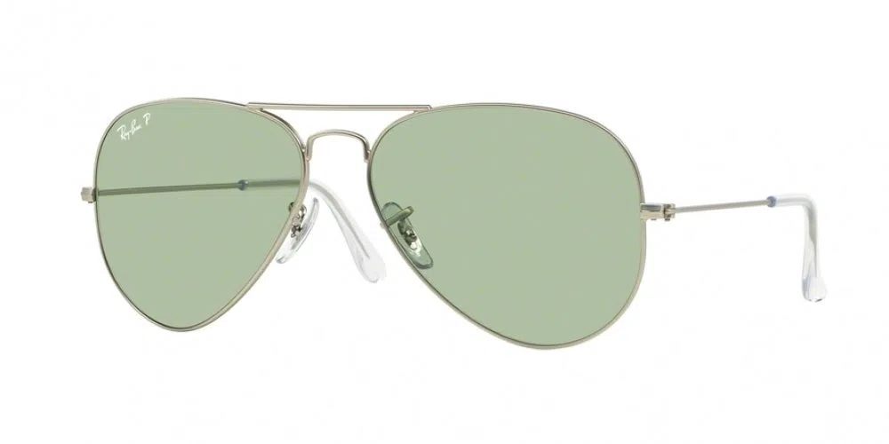 Ray Ban RB 3025 Aviator Large Metal Sunglasses - Medium - 58mm - Silver - view 19